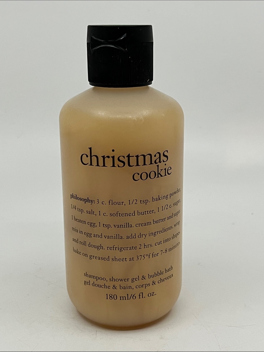 Philosophy Christmas Cookie Shampoo Shower Gel & Bubble Bath - 6 Oz.